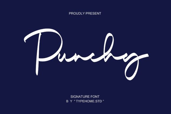 Punchy Font Poster 1