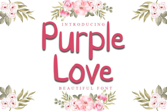 Purple Love Font