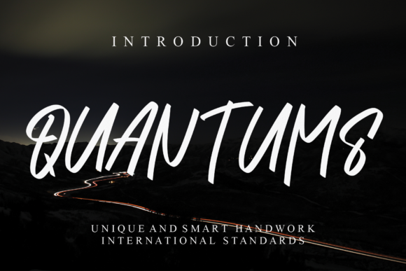 Quantums Font Poster 1