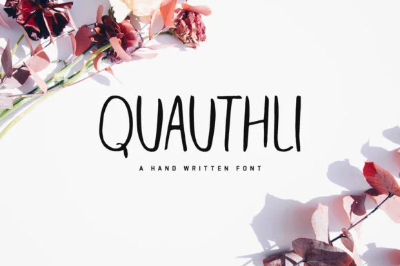 Quauthli Font Quauthli Font Poster 1