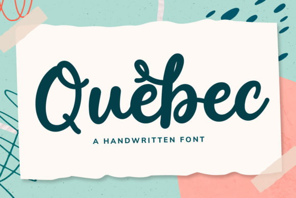 Quebec Font Poster 1