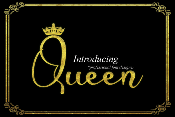 Queen Font Poster 1