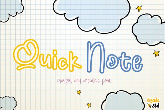 Quick Note Font Poster 1