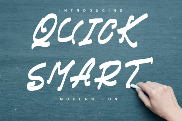 Quick Smart Font Poster 1