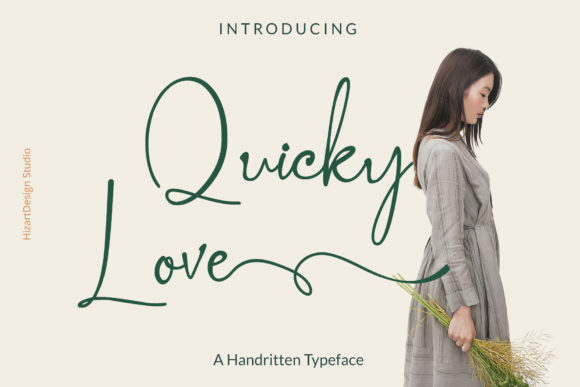 Quicky Love Font Poster 1