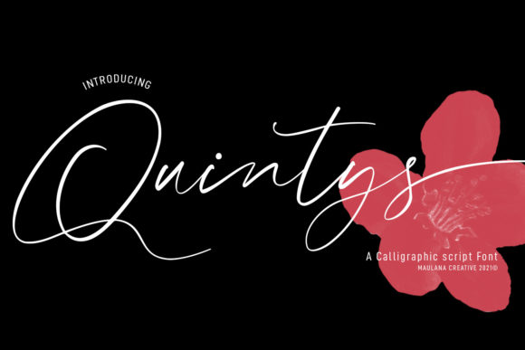 Quintys Font Poster 1