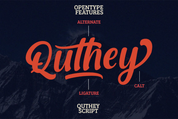 Quthey Font Poster 1