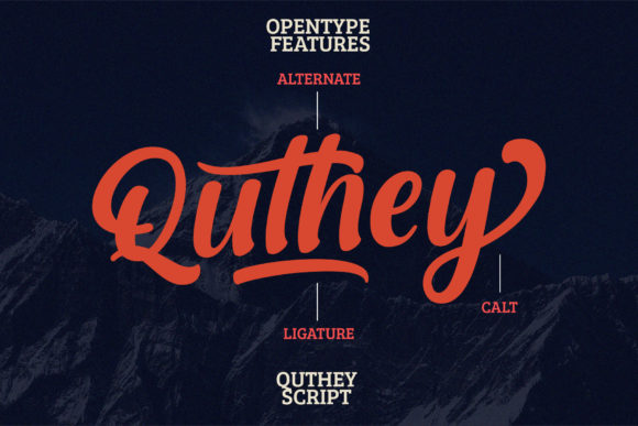 Quthey Font Poster 1