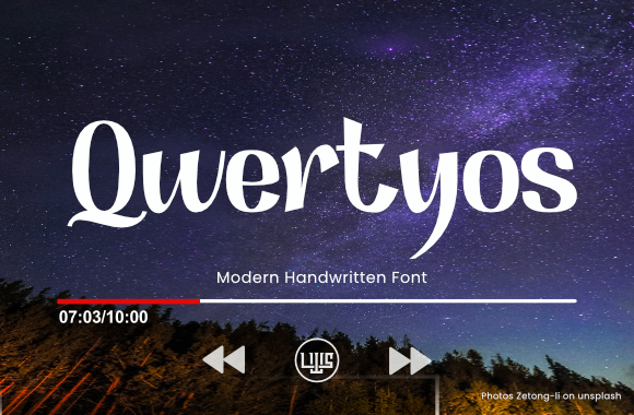 Qwertyos Font Poster 1