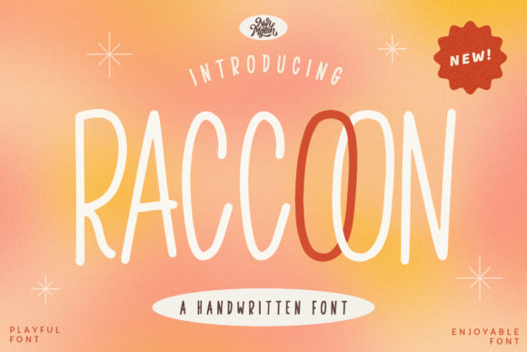 Raccoon Font Poster 1
