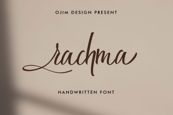 Rachma Script Font Poster 1