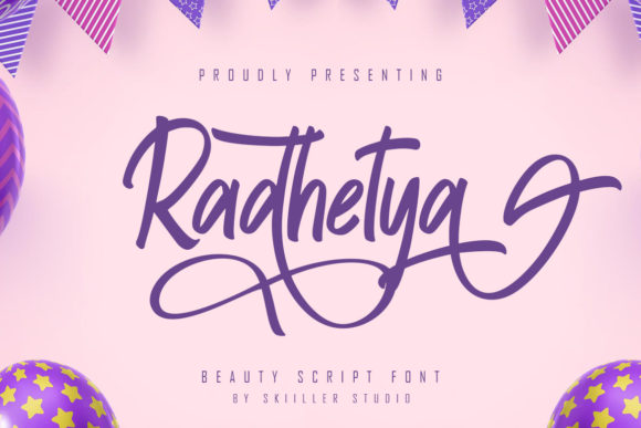 Radhetya Font Poster 1