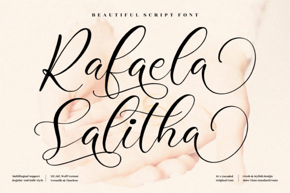 Rafaela Salitha Font Poster 1