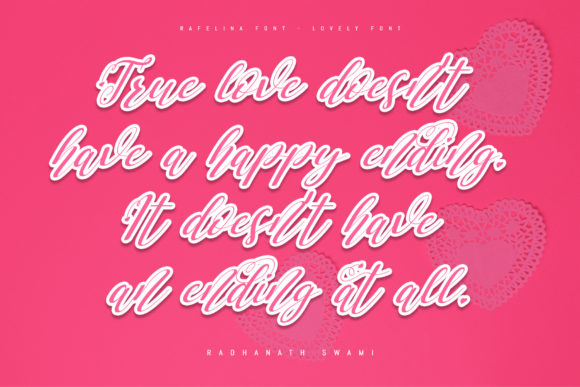 Rafelina Font Poster 4