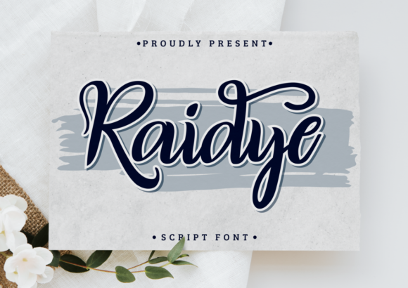 Raidye Font Poster 1