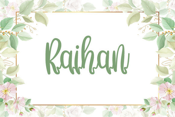 Raihan Font