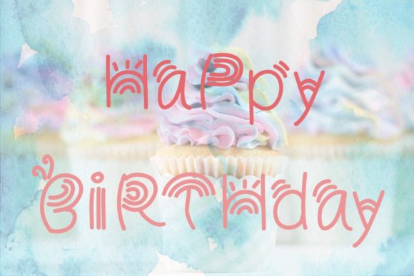 Rainbow Font Poster 5