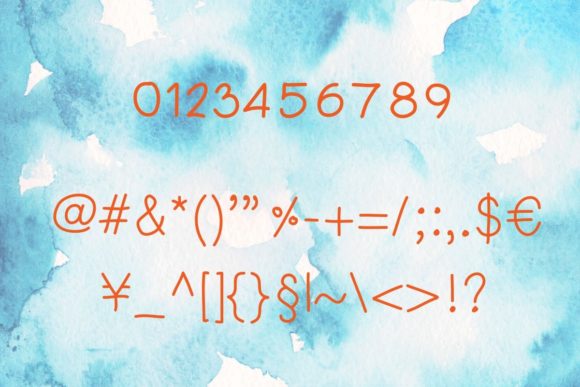 Rainbow Font Poster 8