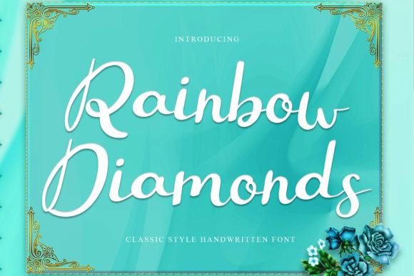 Rainbow Diamonds Font