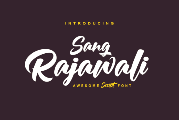 Rajawali Font Poster 1