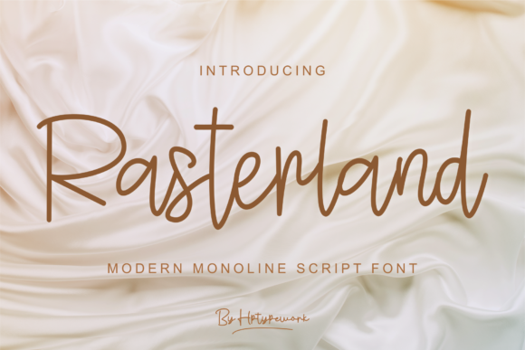 Rasterland Font Poster 1