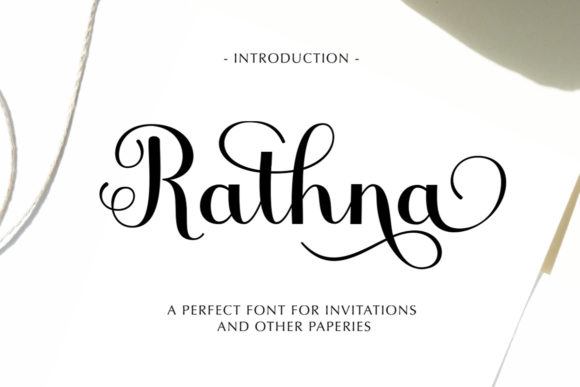 Rathna Script Font Poster 1