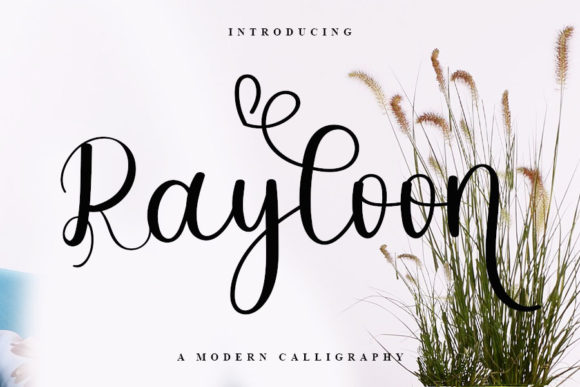 Rayloon Font Poster 1
