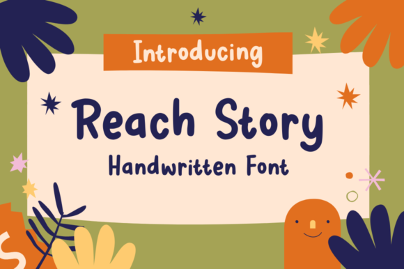 Reach Story Font Poster 1