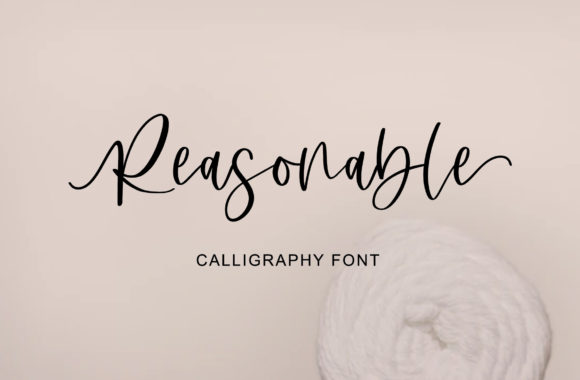 Reasonable Font Poster 1