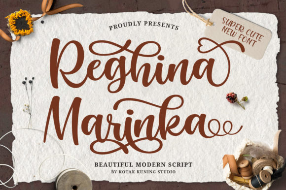 Reghina Marinka Font Poster 1