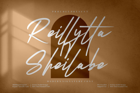 Reillytta Sheilabe Font Poster 1