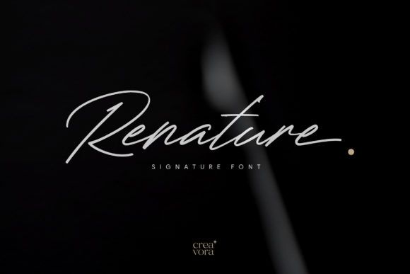 Renature Font Poster 1