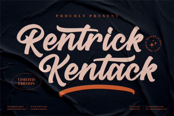 Rentrick Kentack Font Poster 1