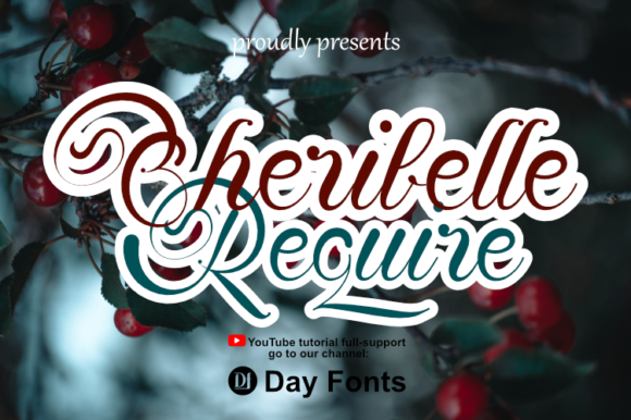 Require Cheribelle Font