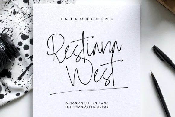 Restiana West Font Poster 1
