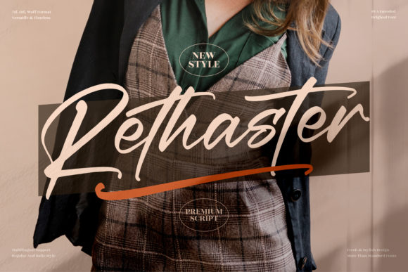 Rethaster Font Poster 1