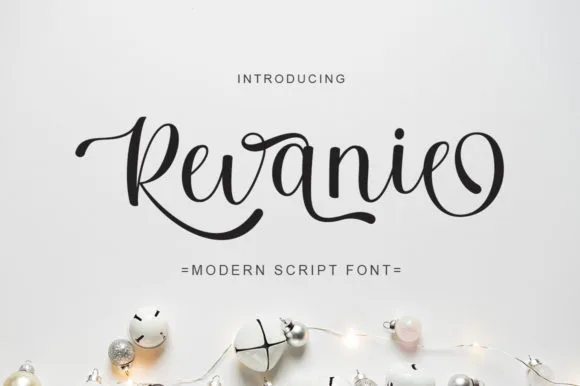Revanie Font Revanie Font Poster 1