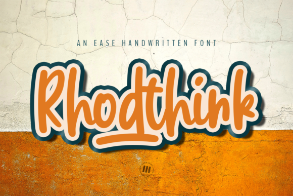 Rhodthink Font Poster 1