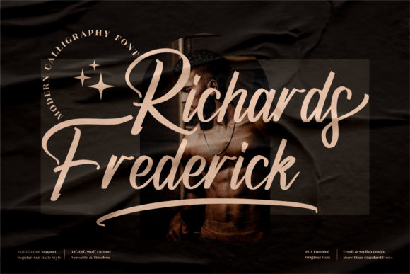 Richards Frederick Font Poster 1