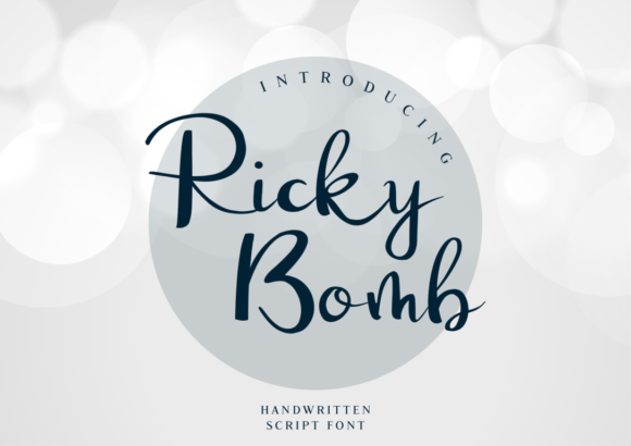 Ricky Bomb Font Poster 1