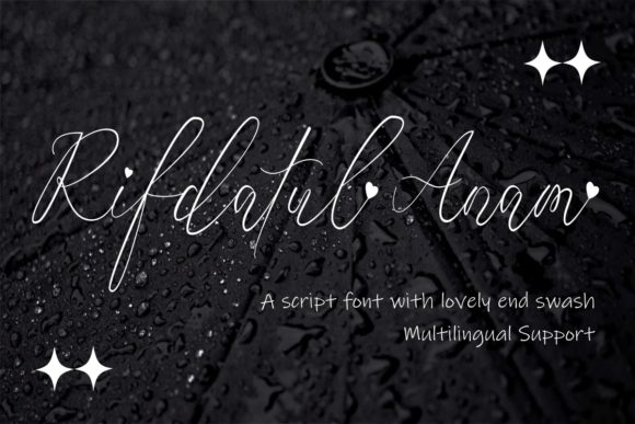 Rifdatul Anam Font Poster 1