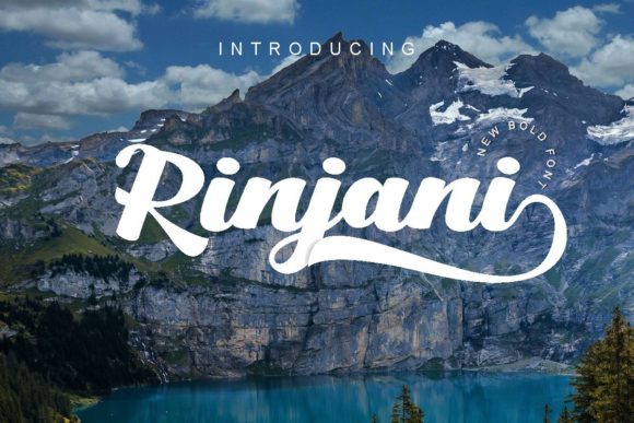 Rinjani Font Poster 1