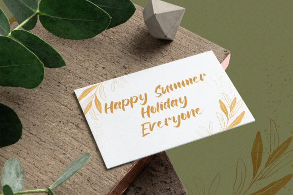 Rinjany Font Poster 9