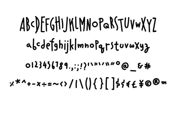 Rite Away Font Poster 2