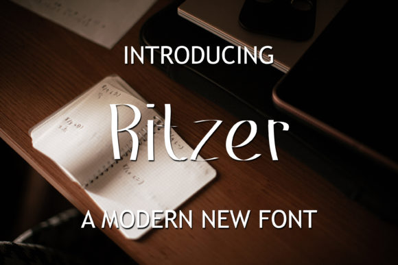 Ritzer Font Poster 1