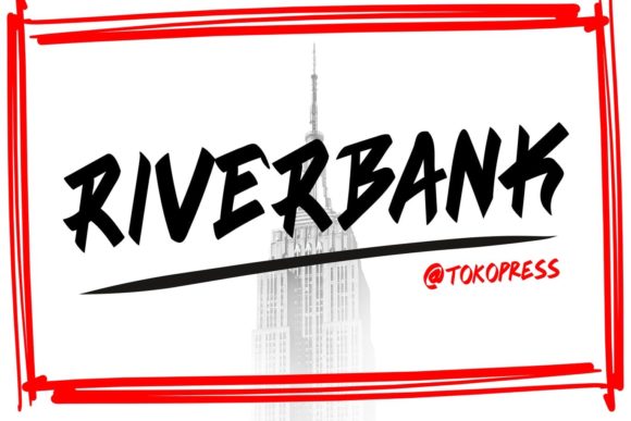 Riverbank Font Poster 1