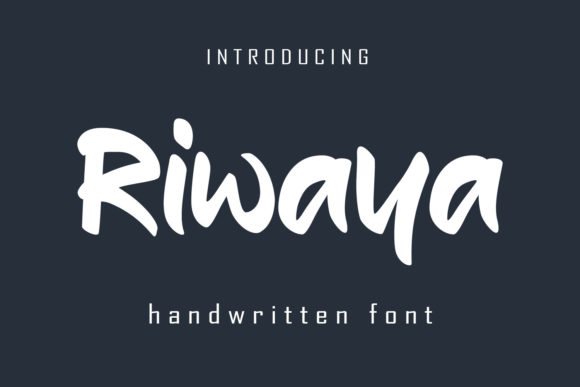 Riwaya Font Poster 1