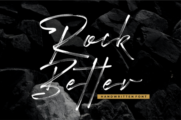 Rock Better Font Poster 1