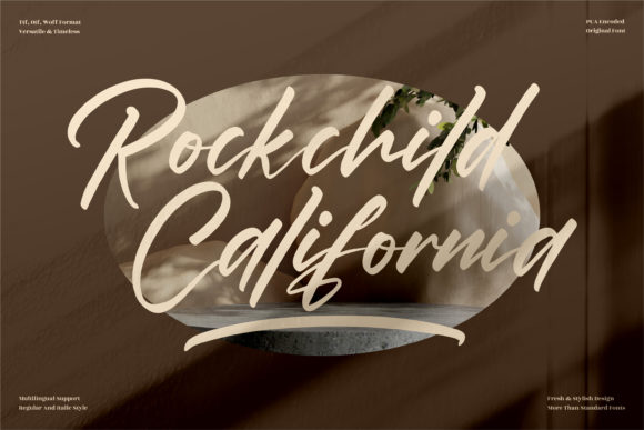 Rockchild California Font Poster 1