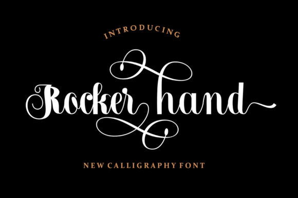 Rocker Hand Font